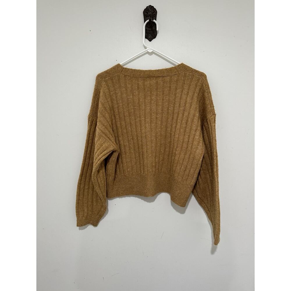 A New Day Button Front Cardigan Short Camel Color Size XS - Picture 6 of 7